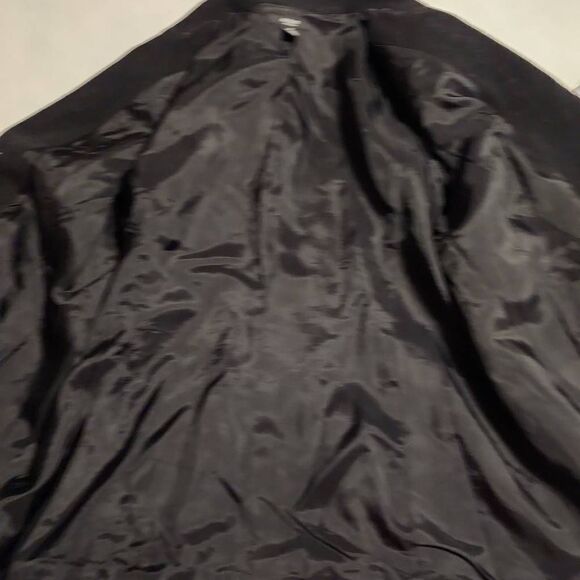 Alfani Woman Black Wool & Rayon 4 Button Jacket Plus Size 1X - Picture 8 of 9